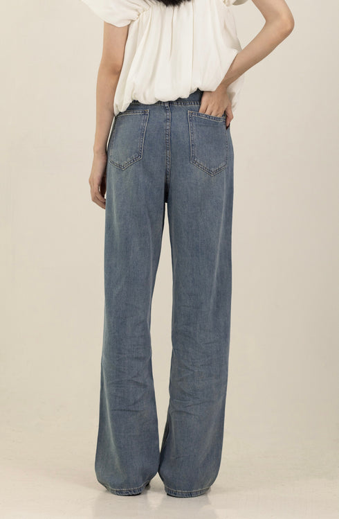 ELSIE FRONT POCKET DENIM PANTS